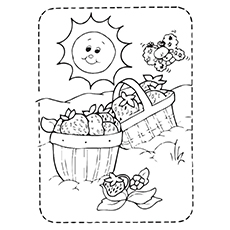 Top strawberry coloring pages for your little one