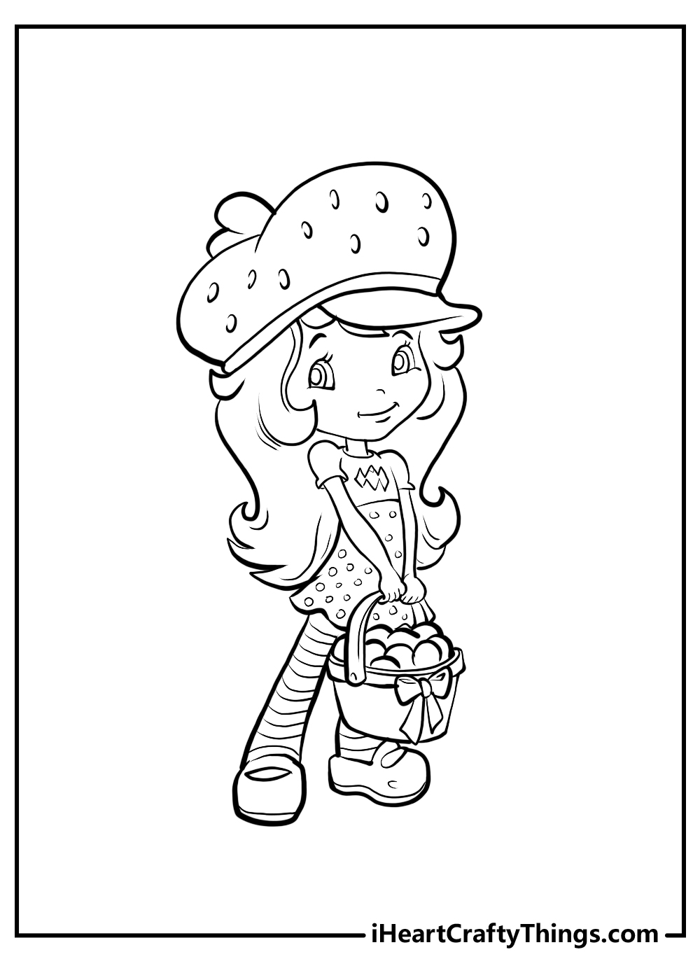 Strawberry shortcake coloring pages free printables