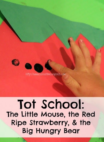 Strawberry activities and printables for toddlers school time snippets
