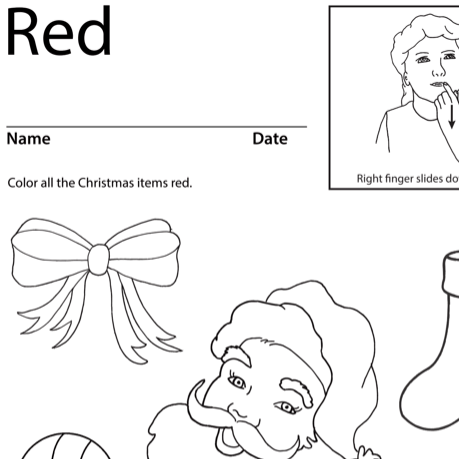 Coloring sheet