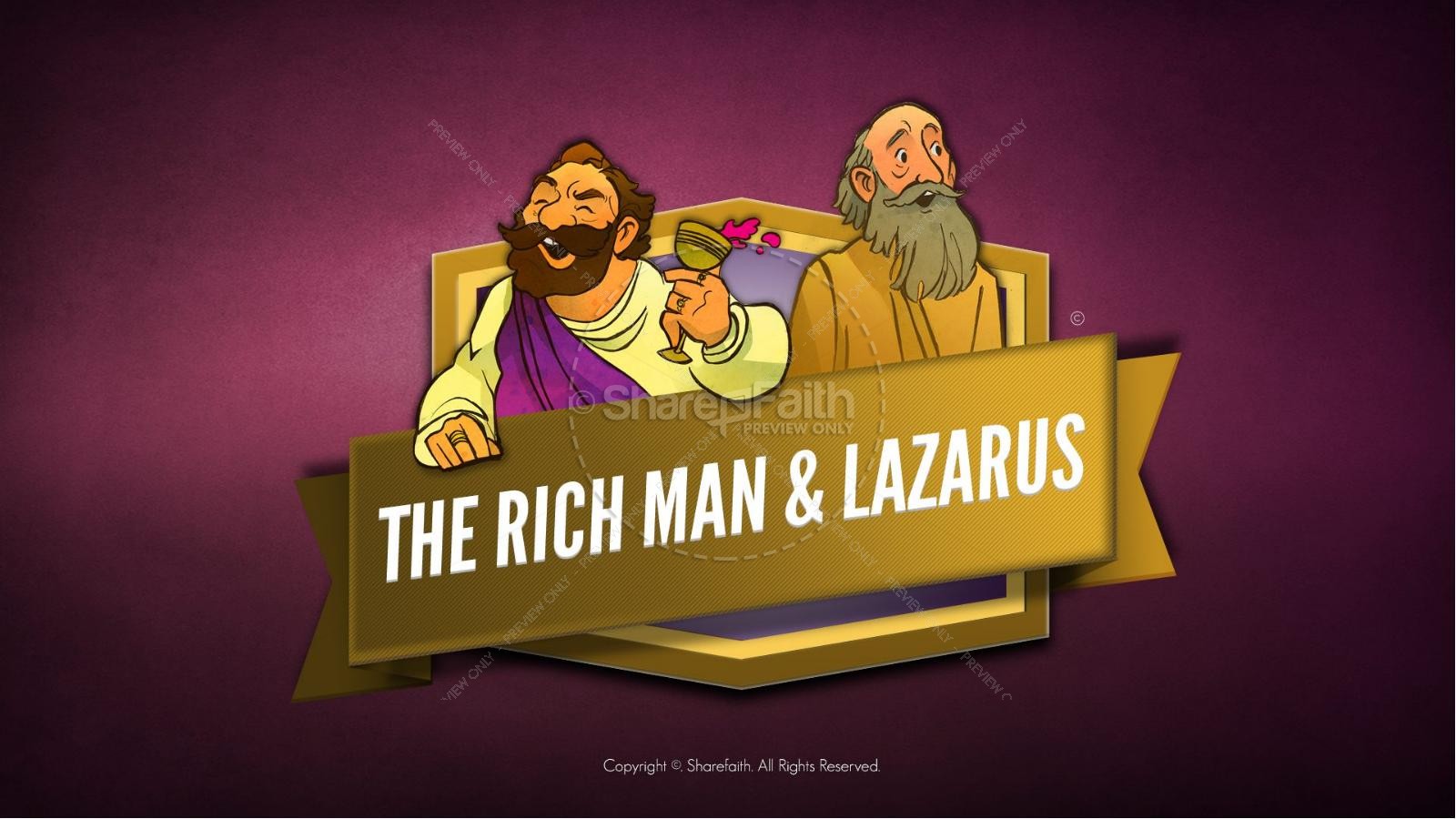 Luke lazarus and the rich man kids bible story â