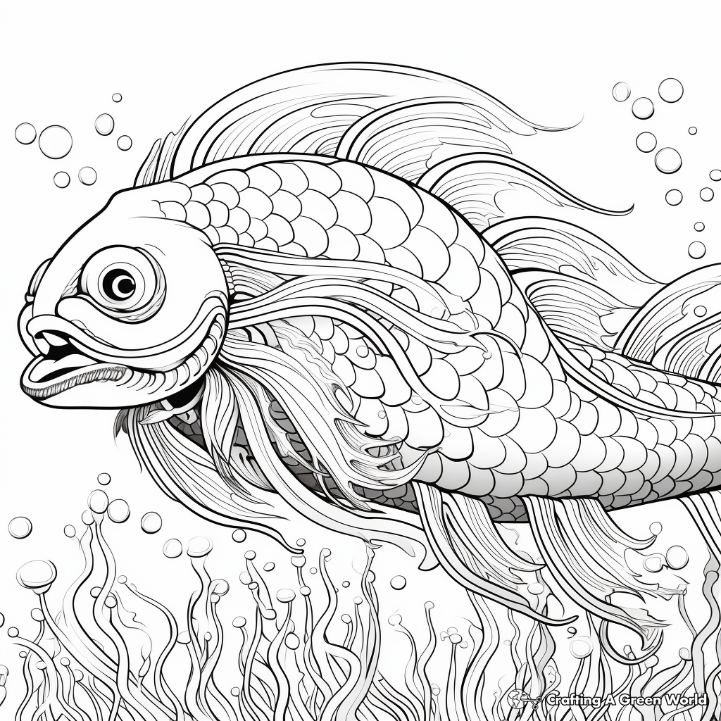 Sea beast coloring pages