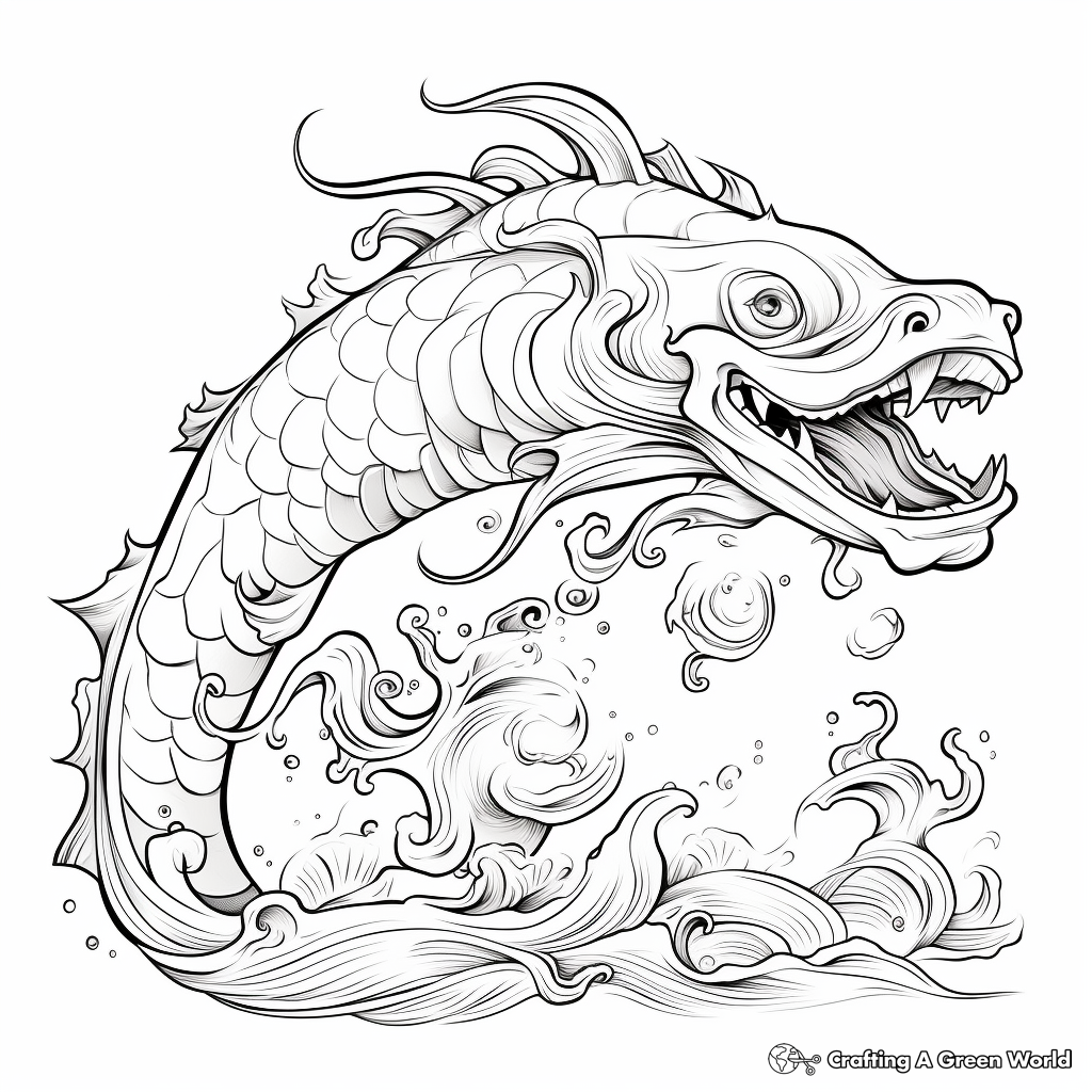 Sea beast coloring pages