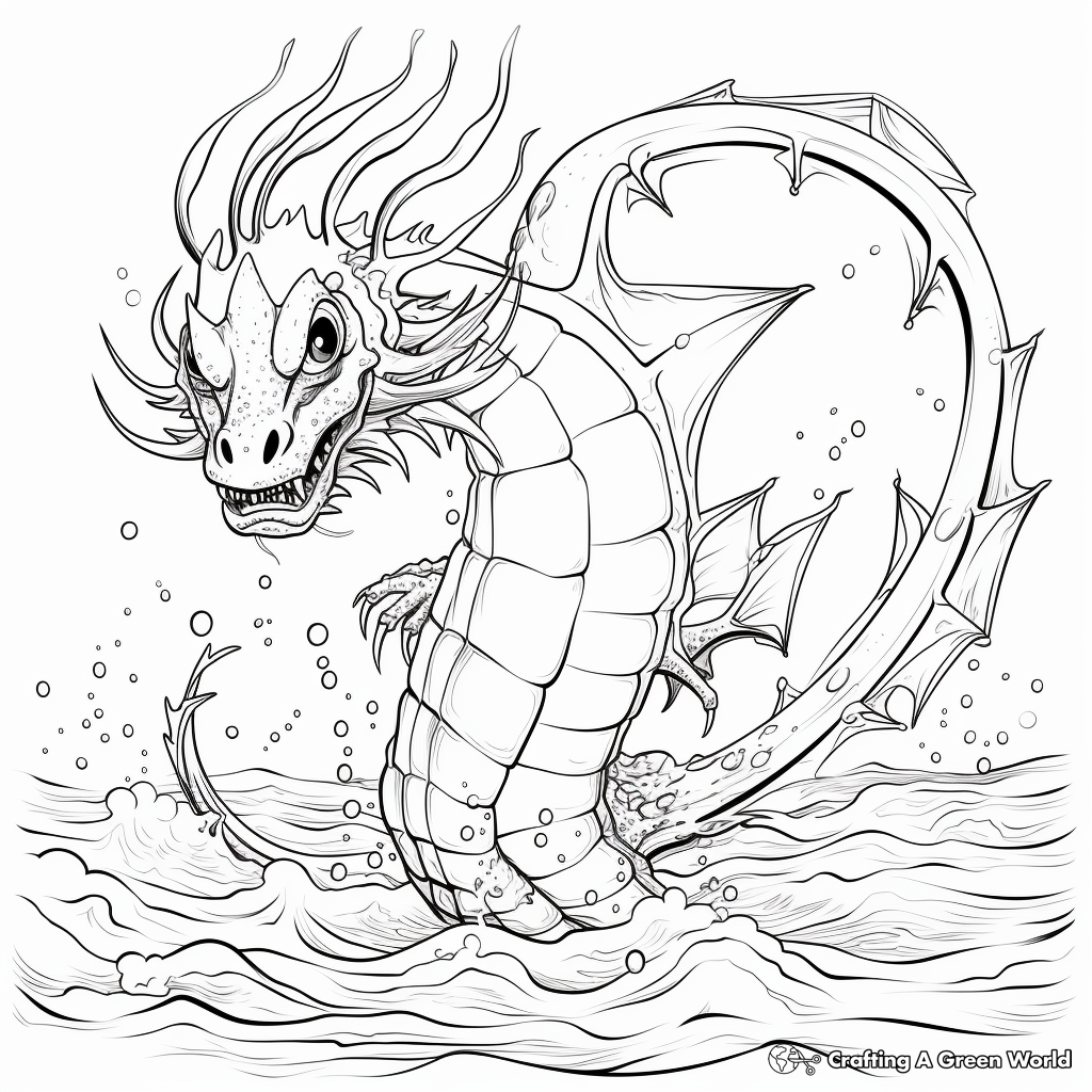 Sea beast coloring pages