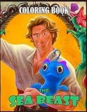 The sea beast coloring book coloring pages based on the movie the sea beast