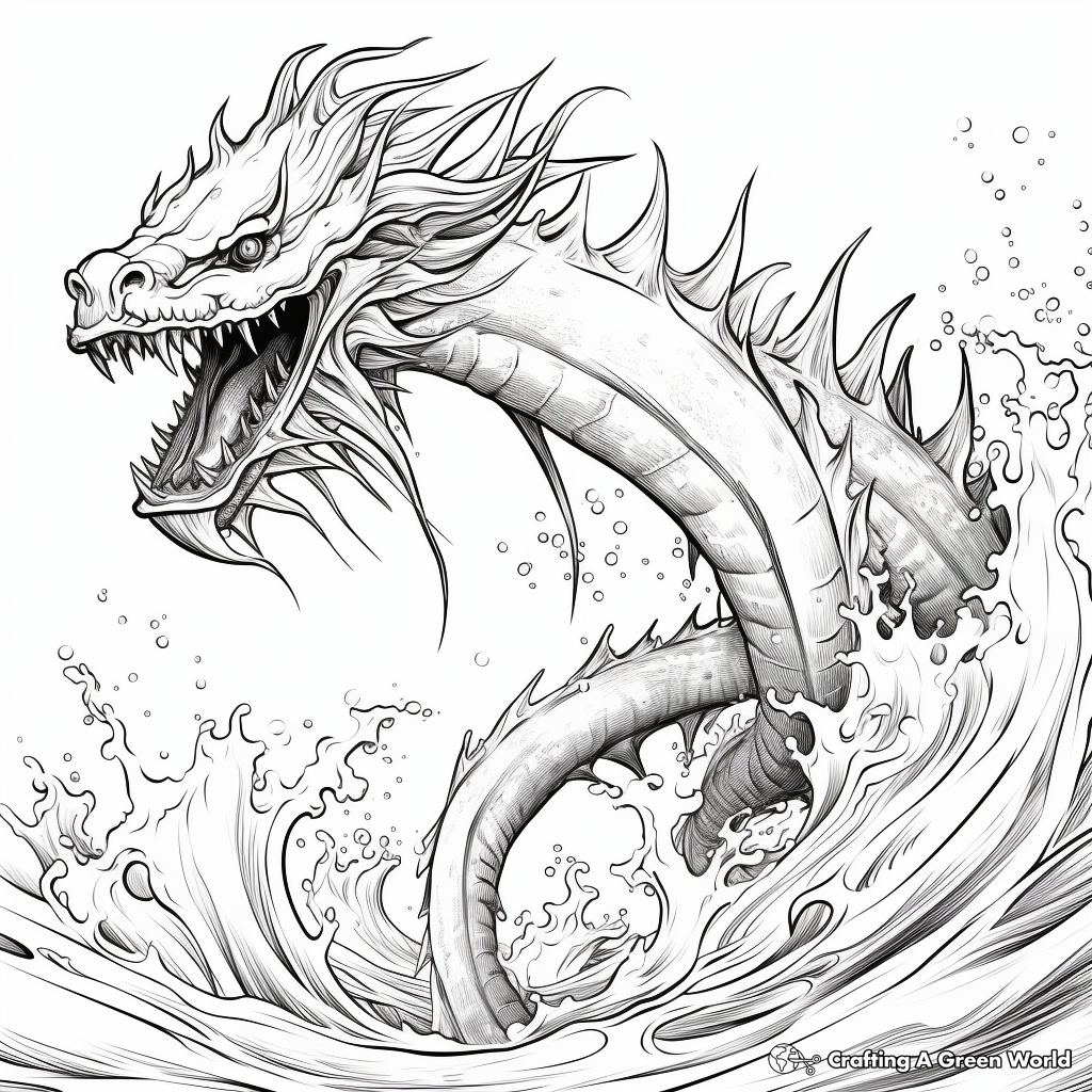 Sea beast coloring pages