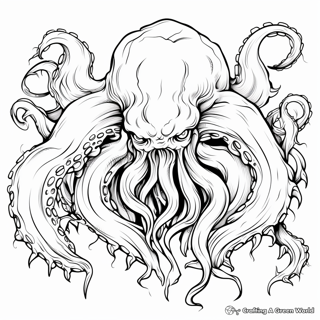 Sea beast coloring pages