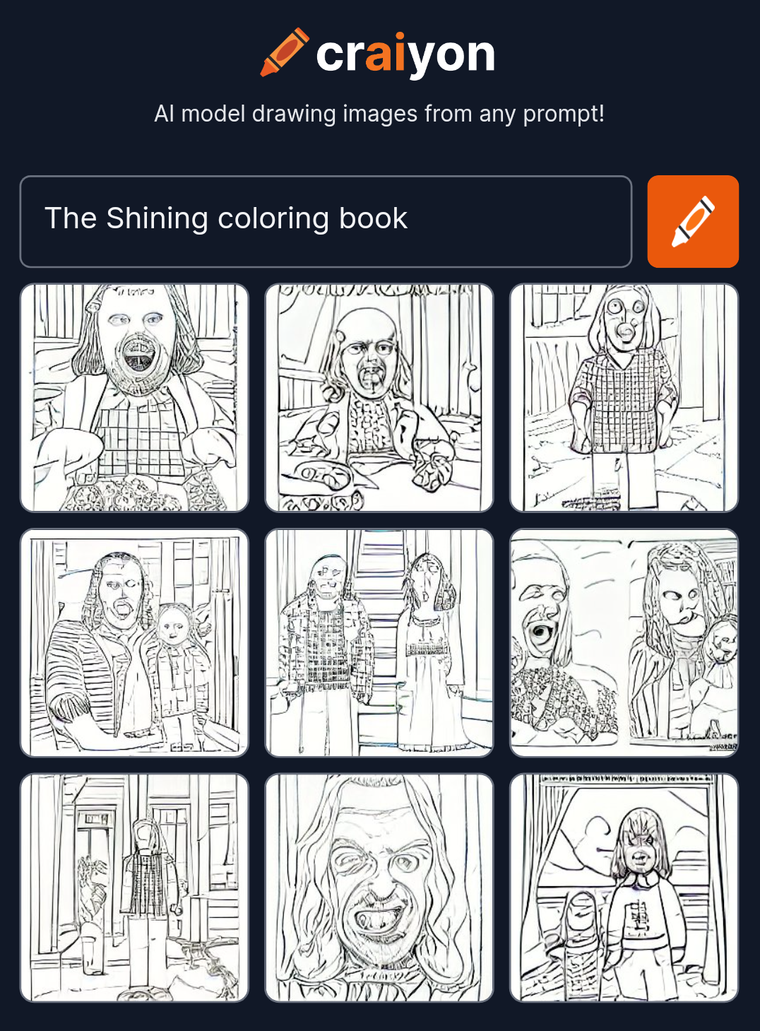 The shining coloring book rweirddalle