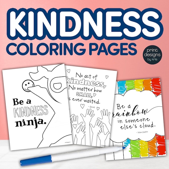 Kindness coloring pages teaching kindness coloring pages coloring for school kindness activitie
