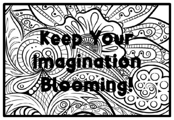 Keep your imagation bloomg sprg activity sprg colorg pages worksheet by swati sharma