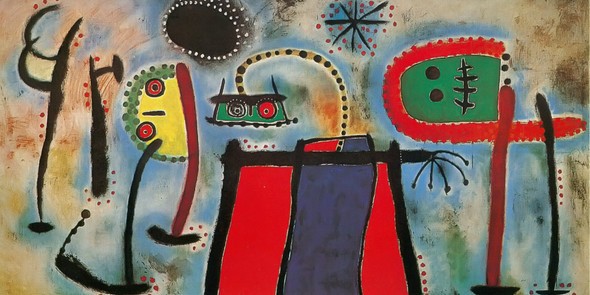 The smile of the flamboyant wings by joan miro print from art reproductions