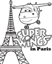 Free super wings coloring pages for kids