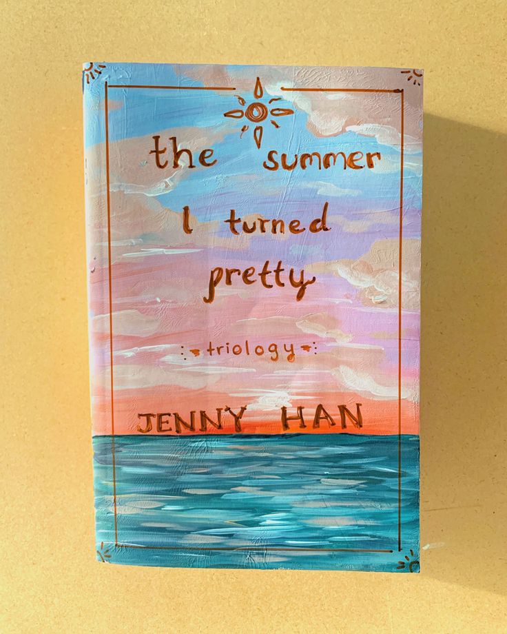 The summer i turned pretty cover painting painted books painting book cover