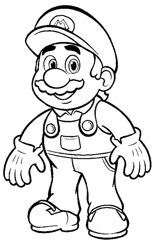 Movie mario custom coloring page by princesscreation on