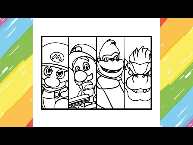 The super ario bros ovie coloring pages ario coloring idranger