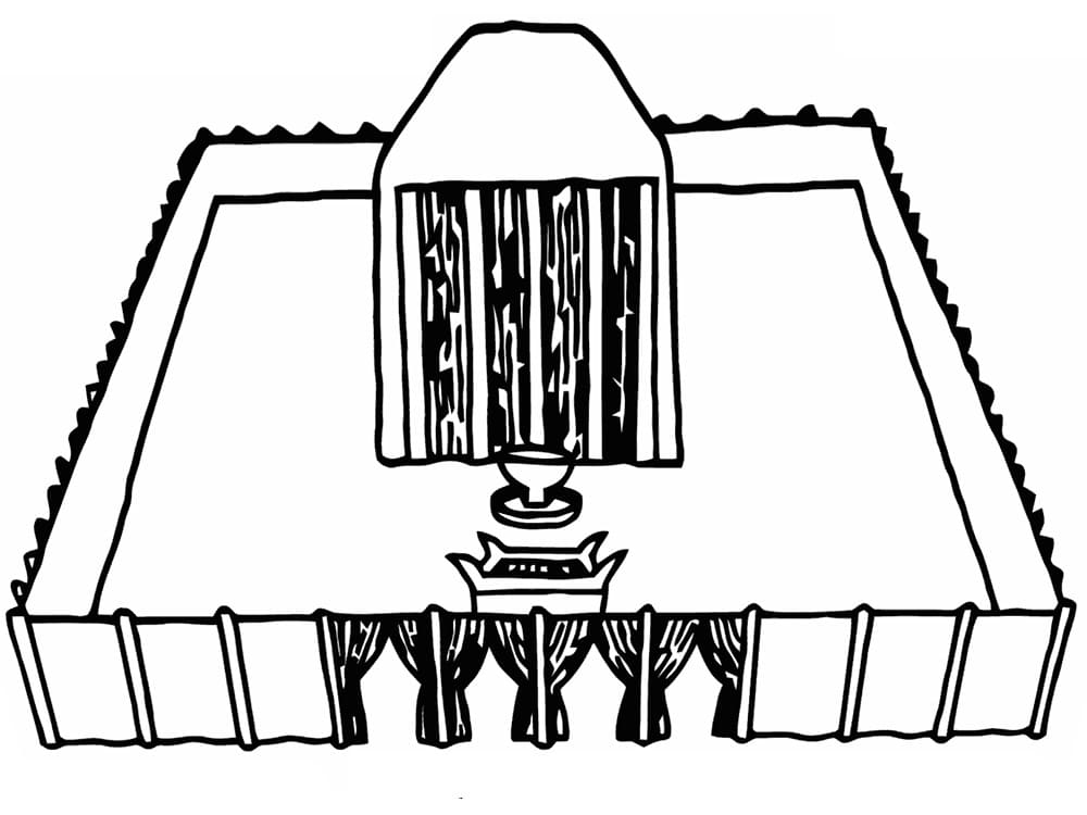 Free printable tabernacle coloring page