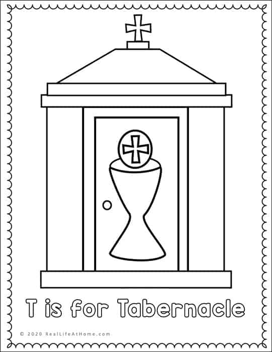 Catholic letter of the week worksheets and coloring pages for p