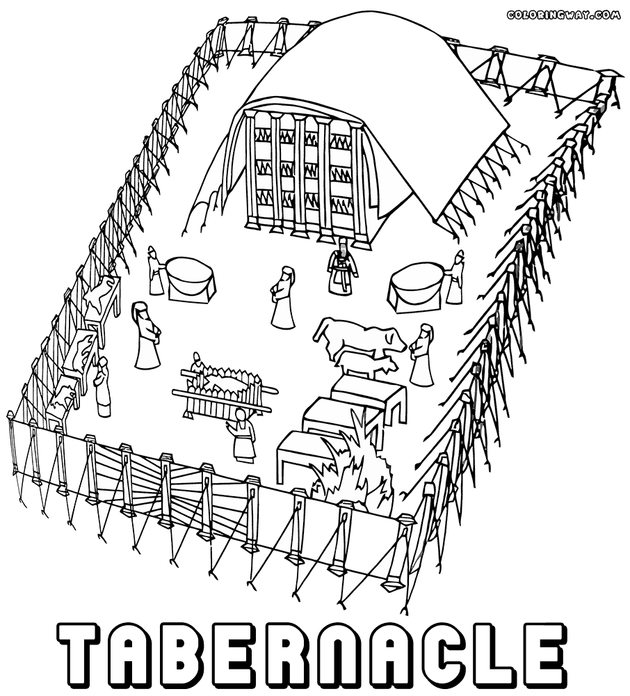 Building the tabernacle coloring pages sunday school coloring pages bible lessons for kids tabernacle