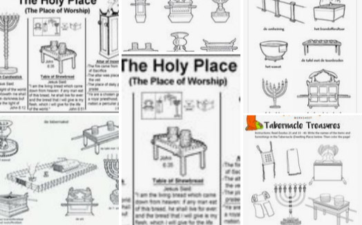 Tabernacle â items of worship printable