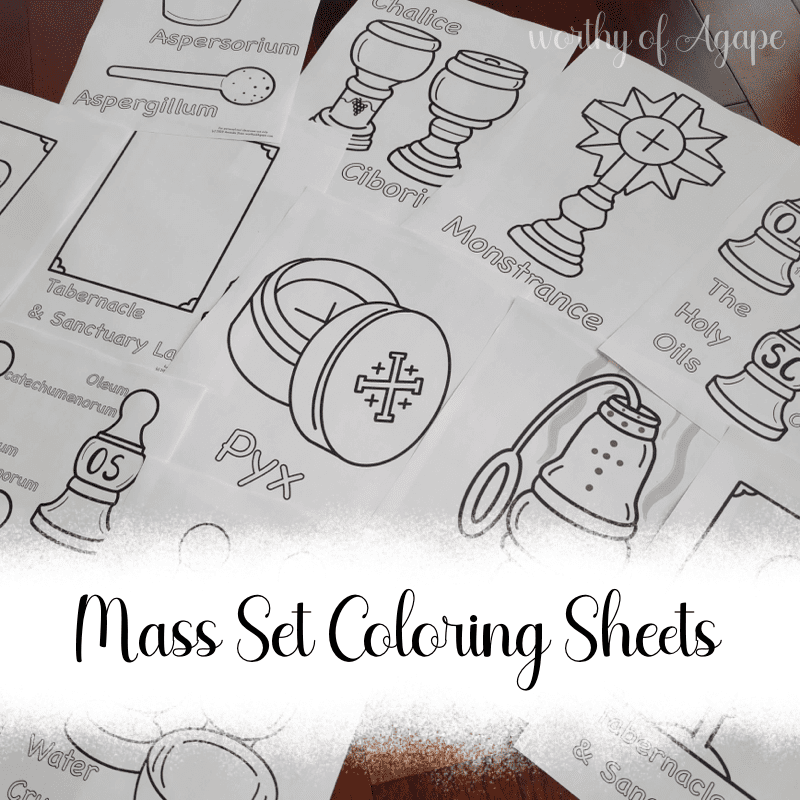 Mass set coloring sheets â