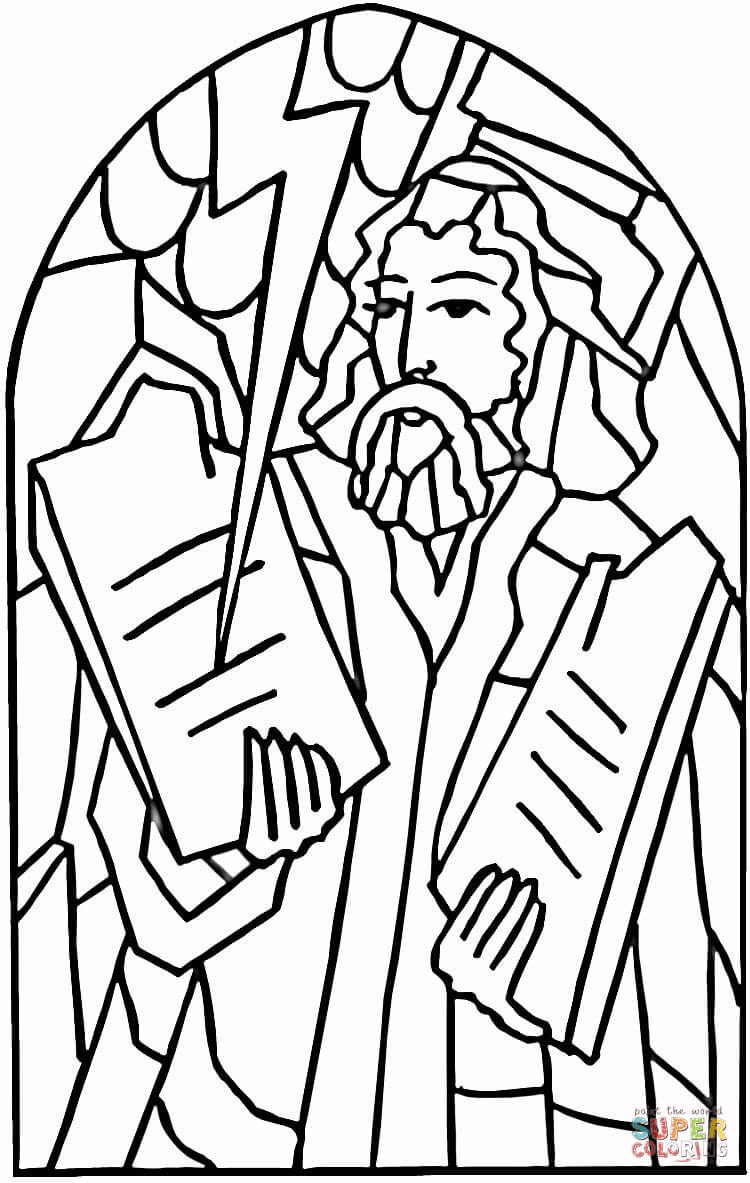 God mandments coloring page free printable coloring pages