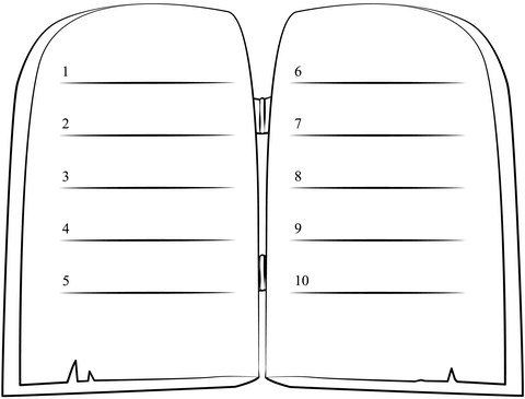 Ten mandments coloring pages free coloring pages