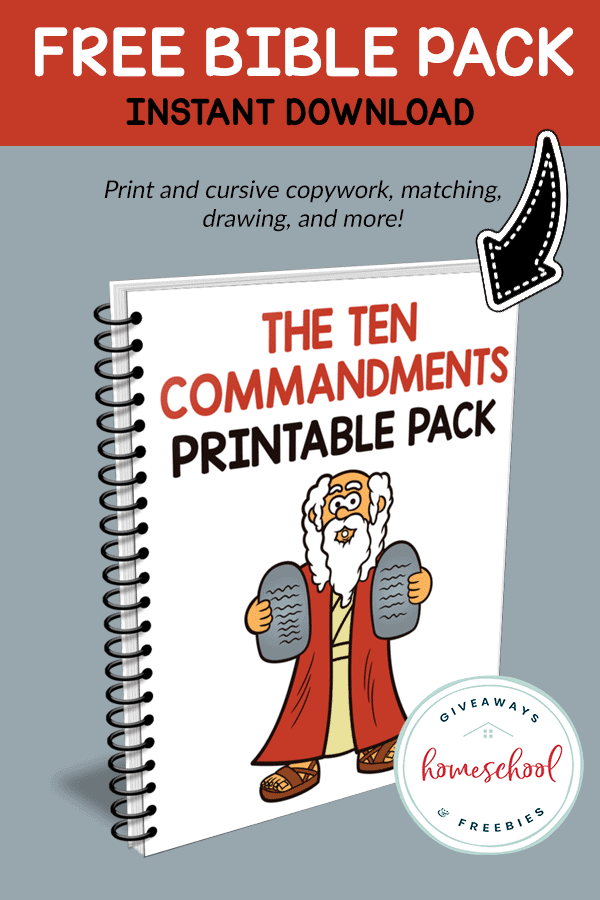 Free ten mandments printable pack