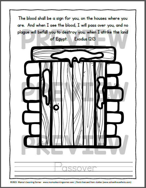 The ten plagues bible coloring pages