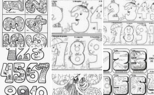 Ten plagues of egypt â number coloring page