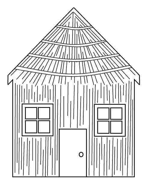 Fajar on x three little pigs houses coloring pages httpstcoppepmcx httpstcothiylnjwp x