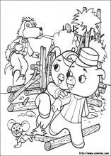 The three little pigs coloring pages on coloring