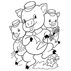 Top free printable three little pigs coloring pages online