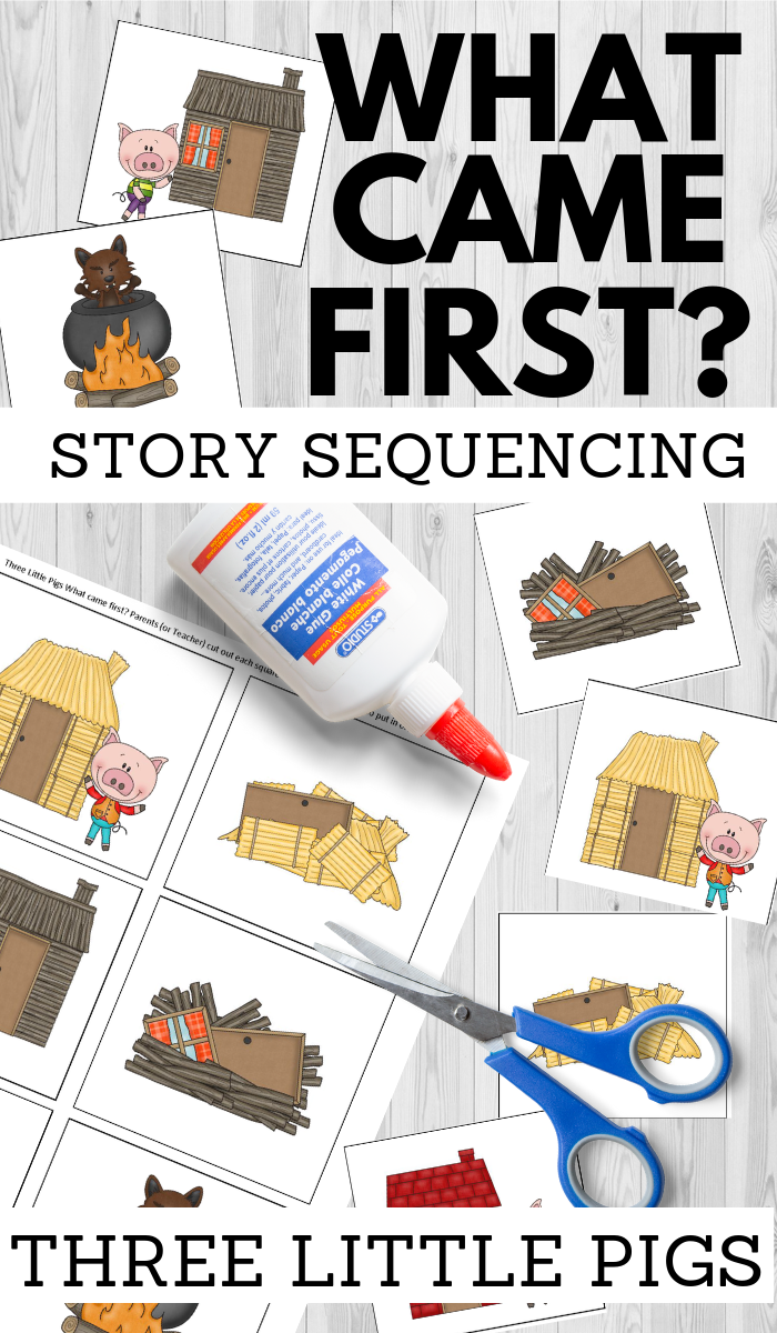 Three little pigs sequencing