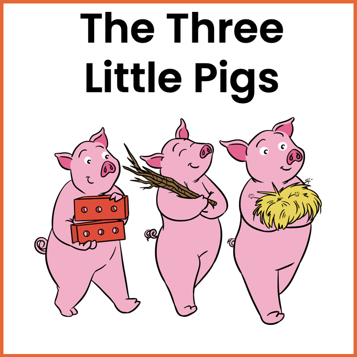 Versions of the three little pigs