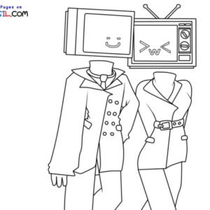 Tv woman coloring pages printable for free download