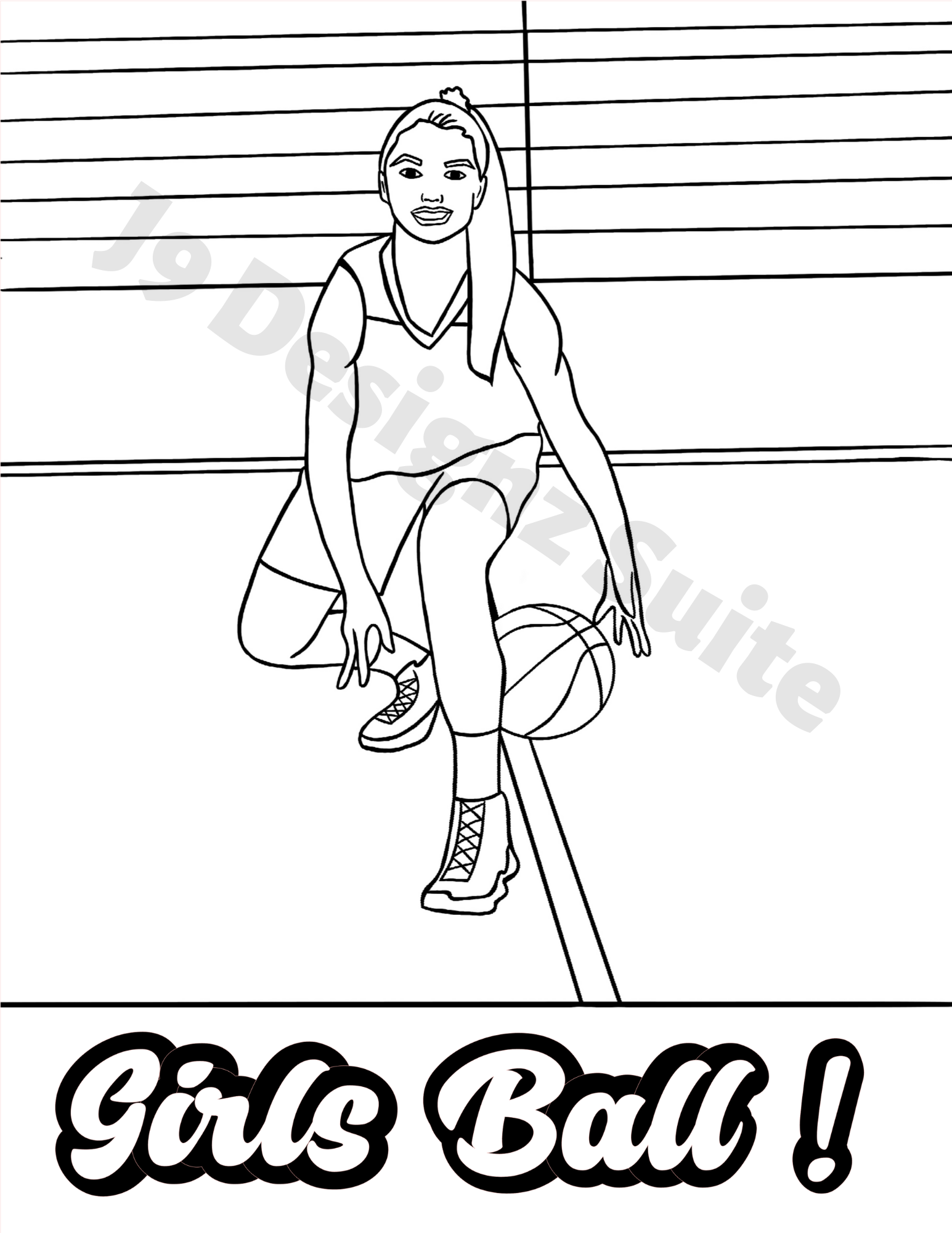 Girls can do anything coloring book