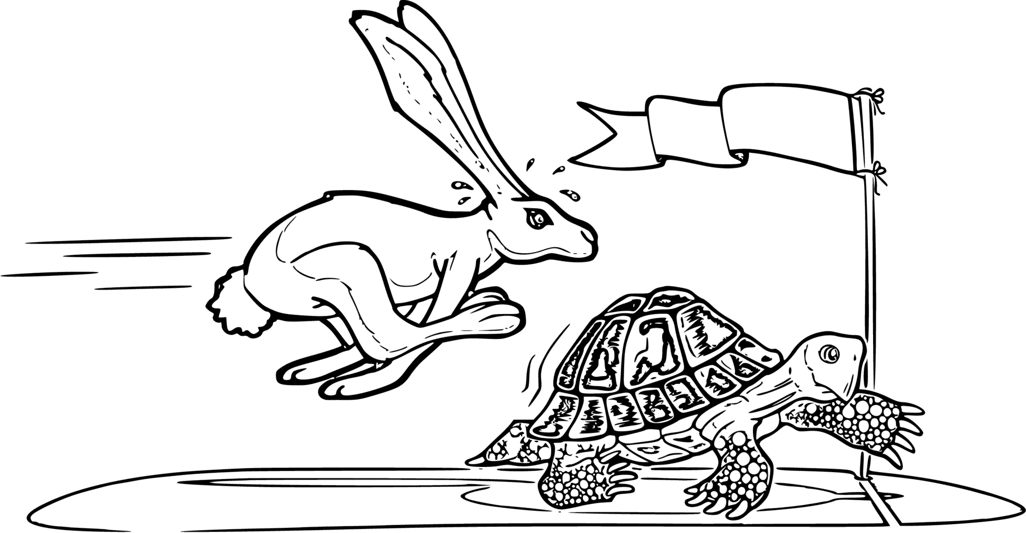 Tortoise coloring pages