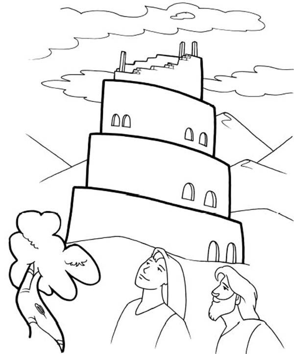 Tower of babel coloring pages