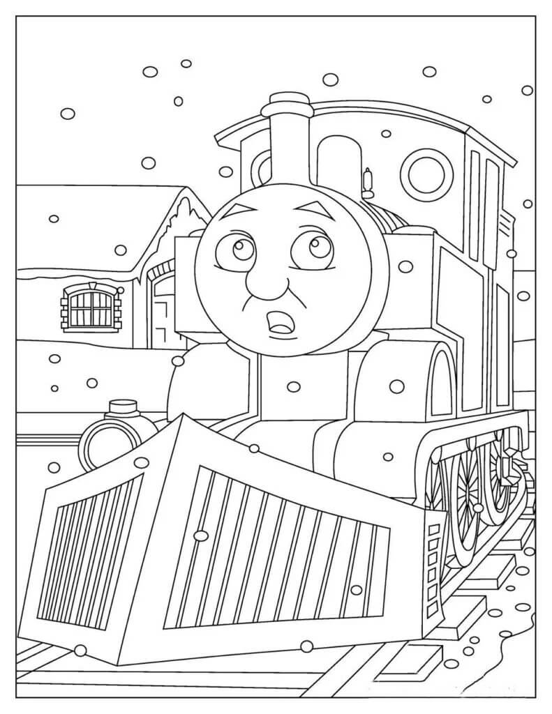 Old choo choo train coloring page