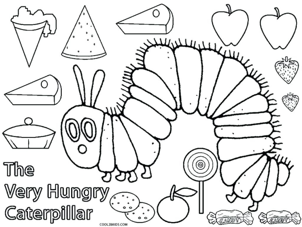 Hungry caterpillar coloring pages the very hungry caterpillar coloring s motionacademyco coloring