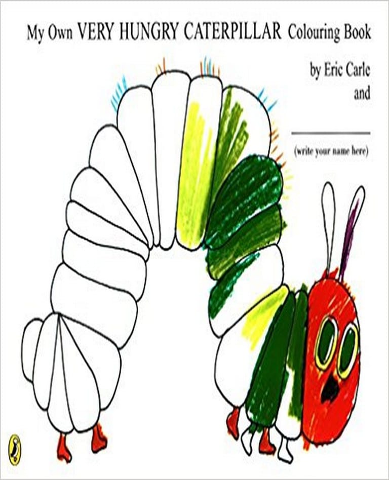 My own very hungry caterpillar colourg picture book