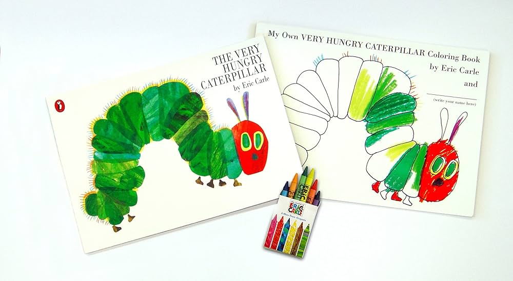 Very hungry caterpillar colouring pack eric carle books