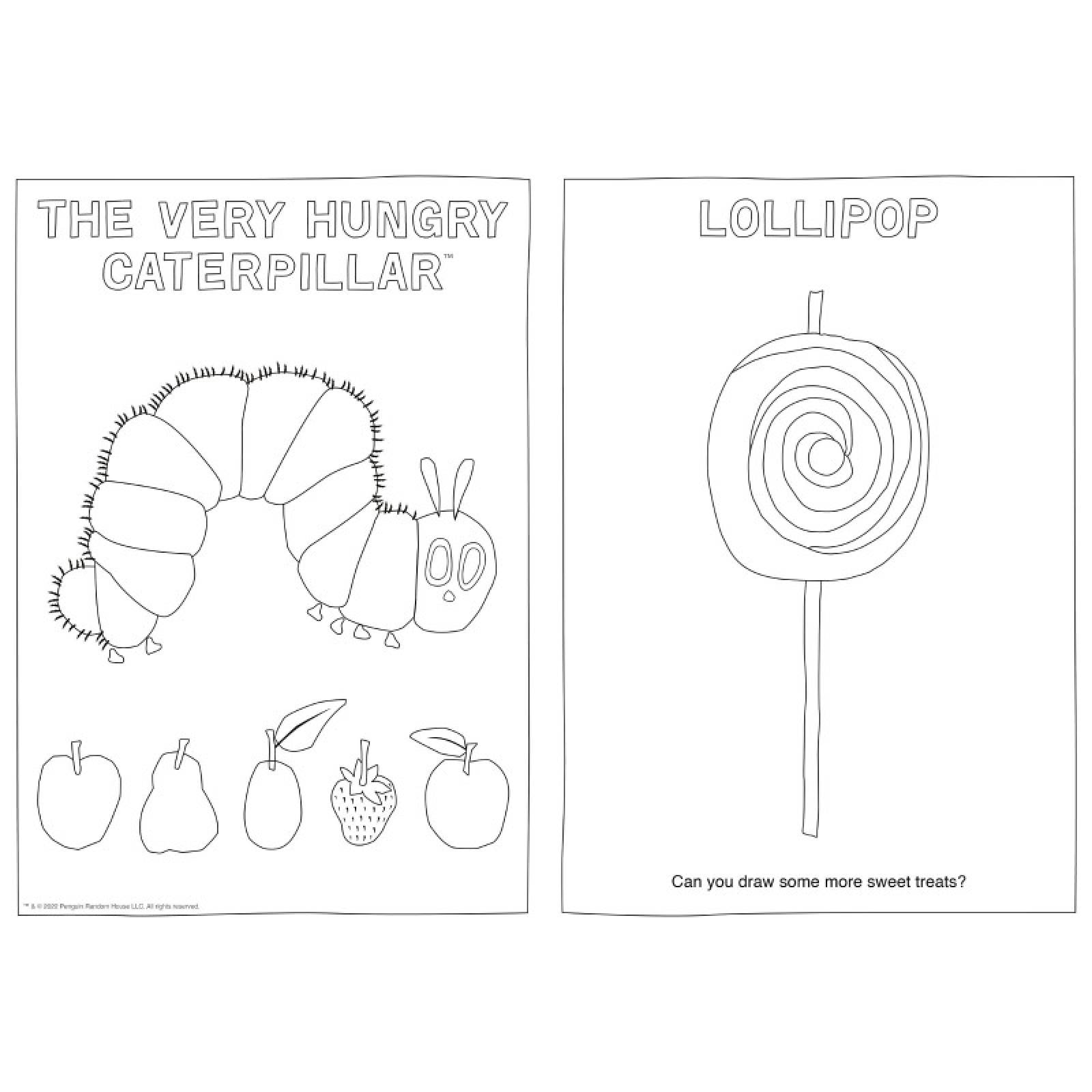 The very hungry caterpillars very big colouring book