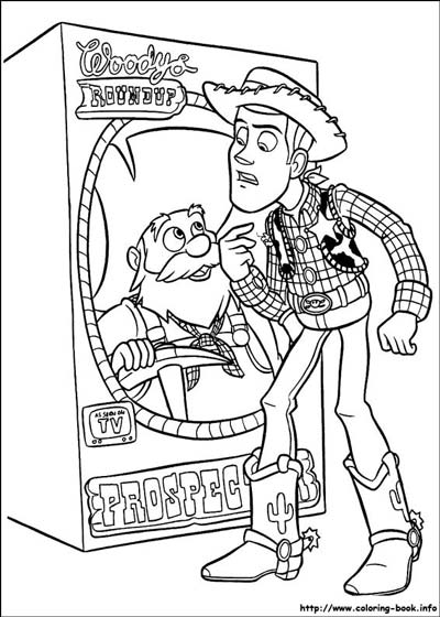 Updated toy story coloring pages