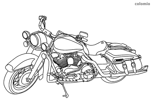 Motorcycles coloring pages free printable motorcycle coloring sheets