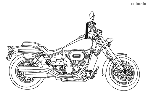 Motorcycles coloring pages free printable motorcycle coloring sheets