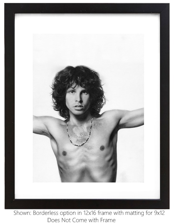 Jim morrison young lion charcoal and pencil portrait the doors realism