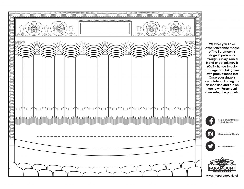 Paramount stage coloring page