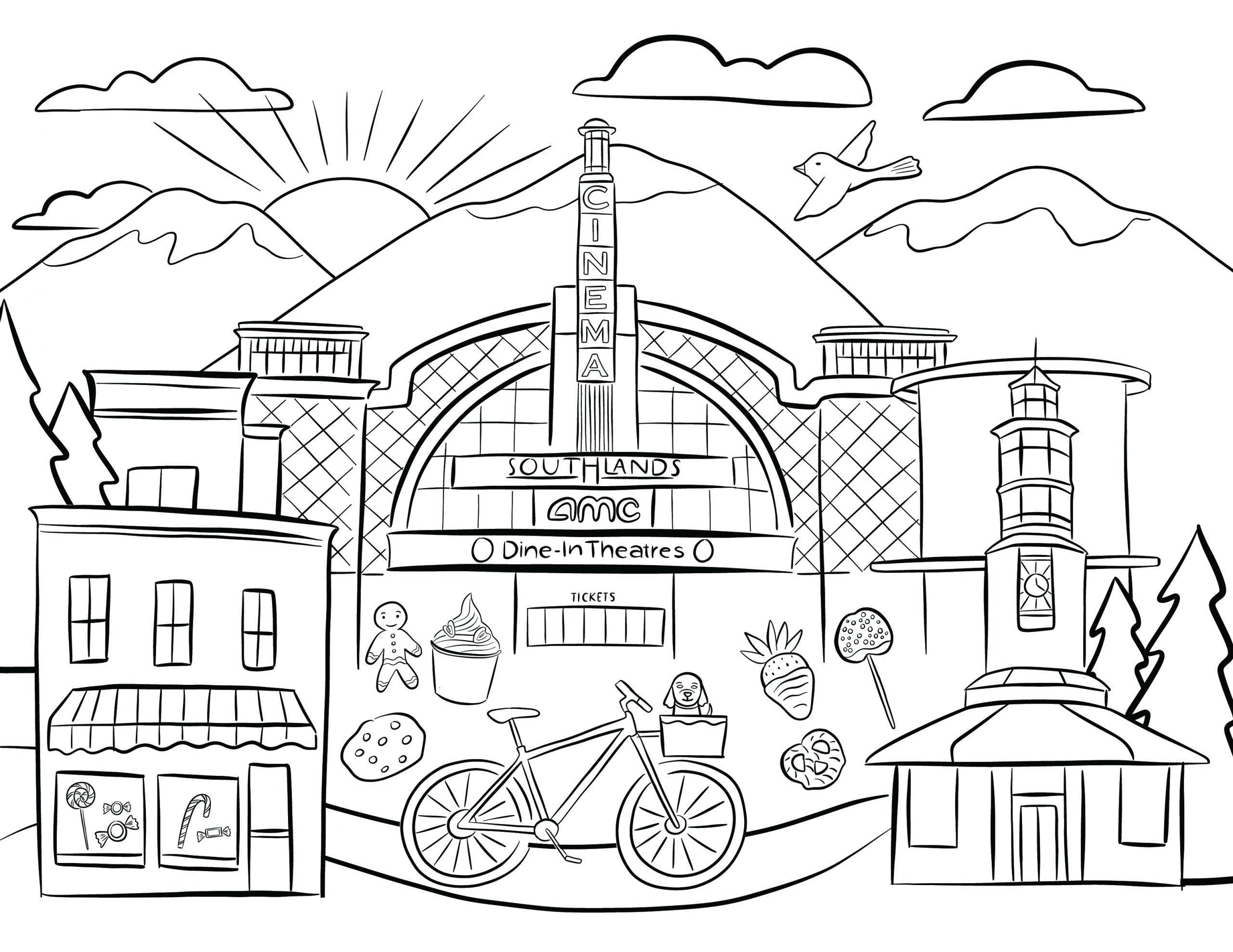 Print your own southlands coloring page southlands