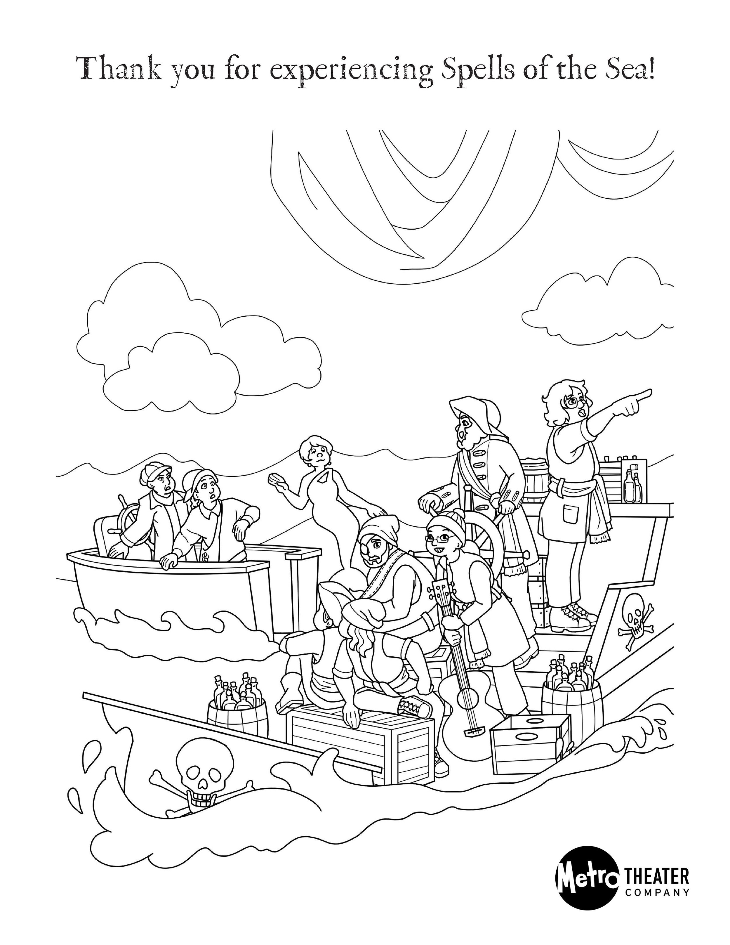 Coloring pages â metro theater company